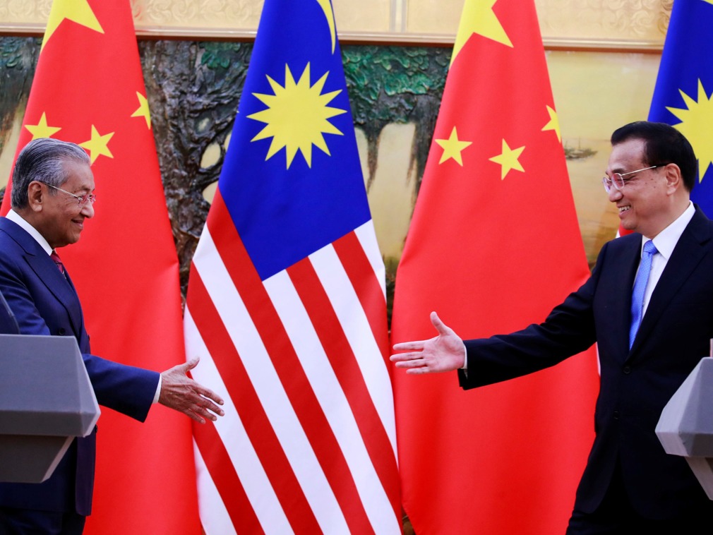 访华结束前一天见习李 马哈蒂尔遭北京冷遇  访华结束前一天见习李 马哈蒂尔遭北京冷遇